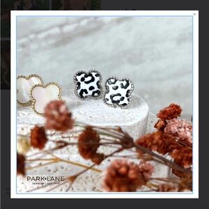 Park Lane Monochrome Patterned Earrings